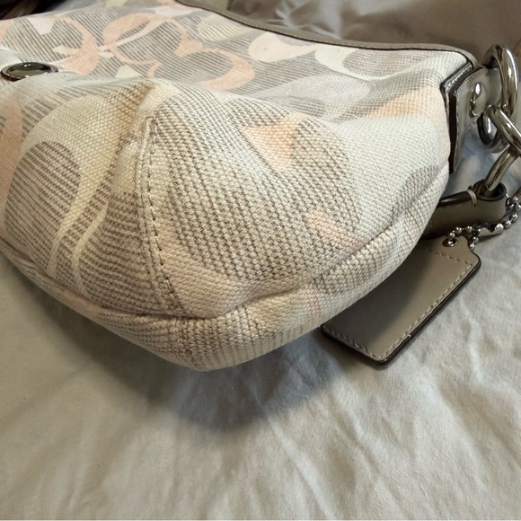 Coach RARE Soho Optic Grey & Pink Shoulder Flap Bag F19238 main image 3